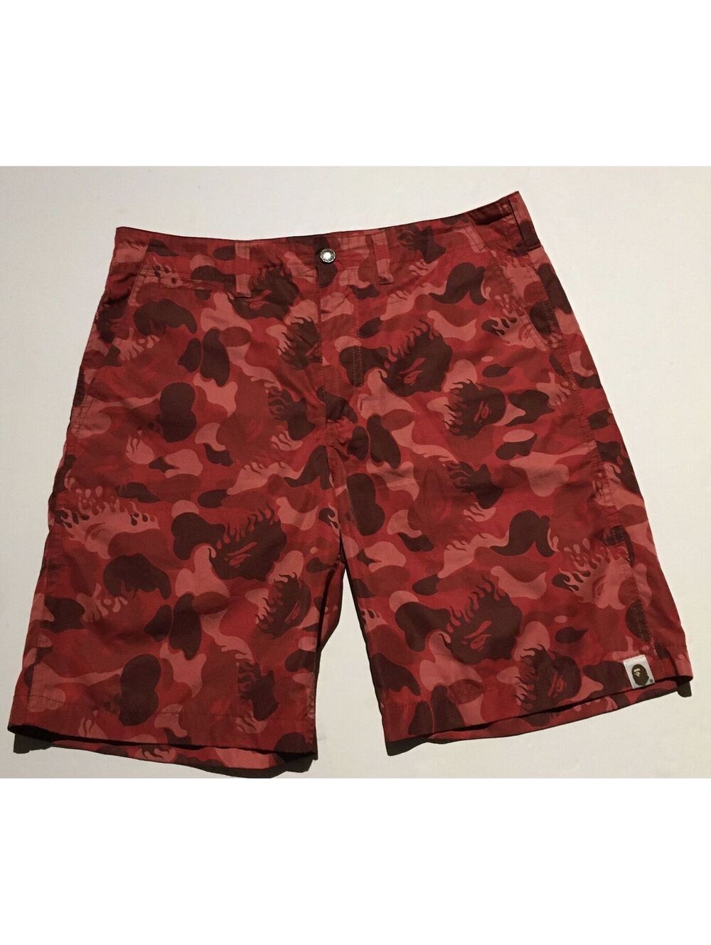 Bape Fire Camo Shorts